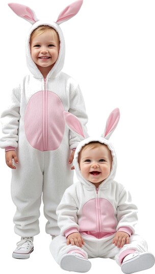 Kanin Jumpsuit Barn Kostyme - Large