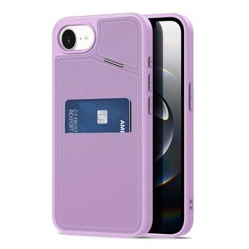 Dux Ducis iPhone 16e Rafi II magnetisk deksel med kickstand og kortspor Lilla