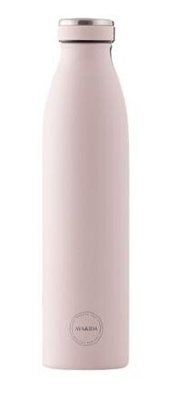 Aya&ida Drinking Bottle Drikkeflaske Med Lokk 750 Ml Soft Rose