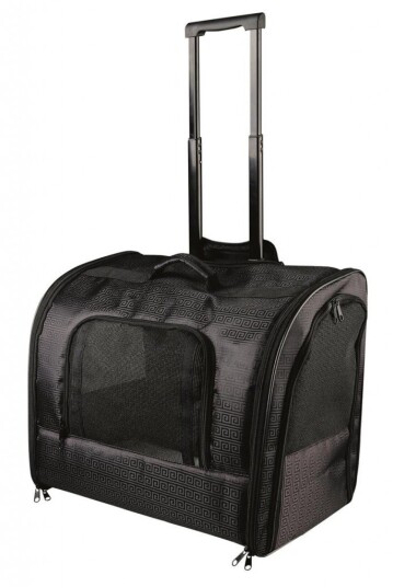 Trixie Elegance Trolley Reiseveske for Hund og Katt 44x40x30 cm i Svart