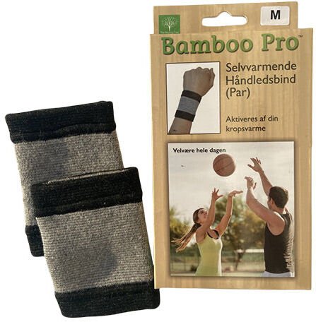 Håndleddsbind, Selvvarmende, Str: M, Bamboo Pro