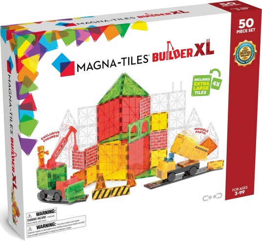 Magna-Tiles XL Byggesett 50 Deler Magna-Tiles XL Byggesett 50 Deler