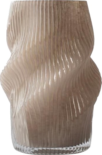 Tell Me More Fano vase 25 cm taupe