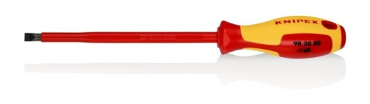 Knipex Isolert Flat Skrutrekker 8mm Bredde 175mm Håndverktøy EN 60900