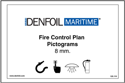 Jo Safety Fire control symbols 8mm Self Adhesive Vinyl 8 x mm IMO 125110 Jo Safety Fire control symbols 8mm Self Adhesive Vinyl 8 x mm IMO 125110