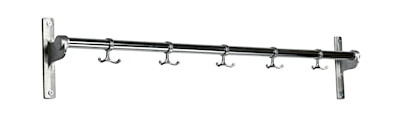 Nostalgi kroklist krom/aluminium L = 1000 mm