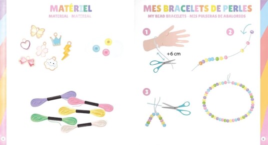 Auzou Jewellery Factory Rainbow Bracelets Multi/Patterned One Size