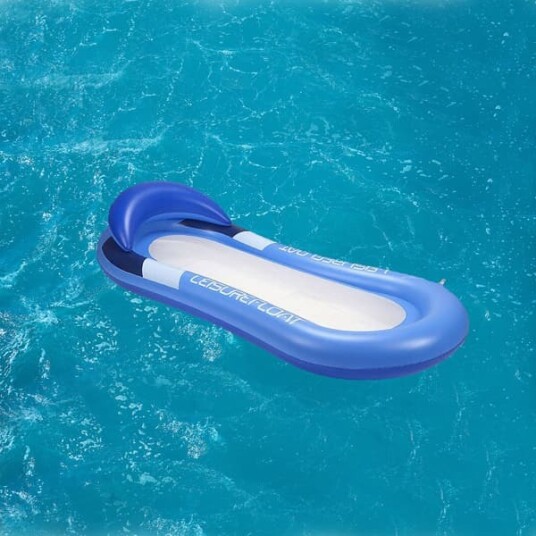 Oppblåsbar bassengmadrass oppblåsbar bassengstol bassenghammock oppblåsbar flytende seng med nett basseng og strandmadrass for barn og voksne