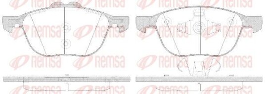 Bremseklosser REMSA 1082.50 Bremseklosser REMSA 1082.50