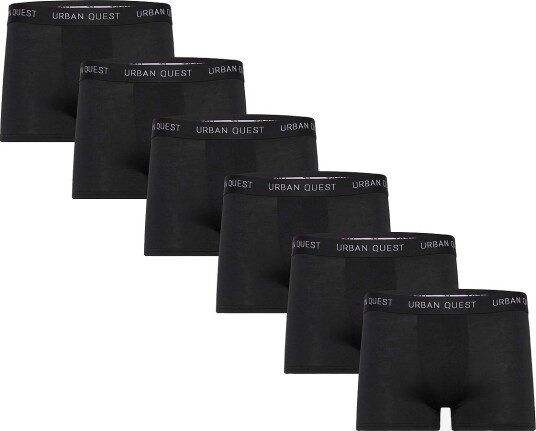 URBAN QUEST | 6 Pack Men Bamboo Tights | M
