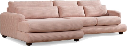Relento Sofa med Sjeselong 3 seter Rosa Relento Sofa med Sjeselong 3 seter Rosa