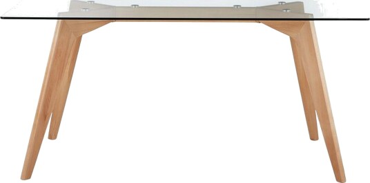 Hudson Spisebord 160 cm - Transparent
