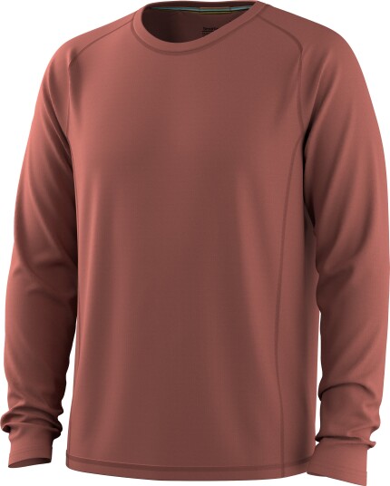 Smartwool Men"s Merino Sport Ultralite Long Sleeve Burnt Sienna, L