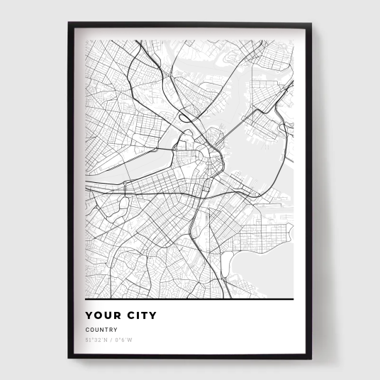 Personlig Plakat – Designet Kartplakat Personlig Plakat – Designet Kartplakat