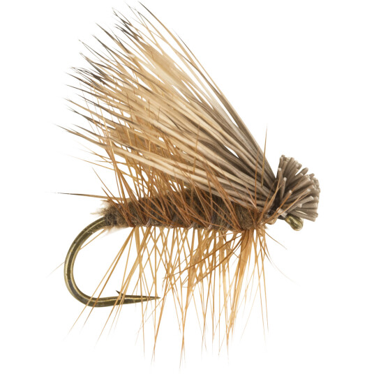 Umpqua Elk caddis brun vårlflue, tørr 12 12 STD Umpqua Elk caddis brun vårlflue, tørr 12 12 STD