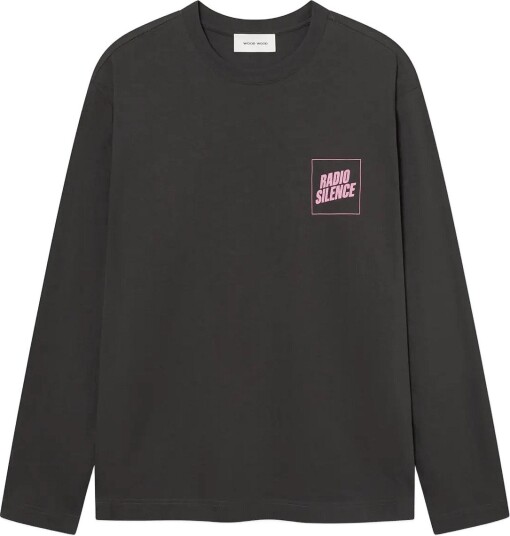 WOOD WOOD Wwryan Radio Ls Tee 25220 Black L