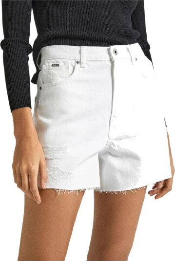 Pepe Jeans Dame Shorts Hvit W24,