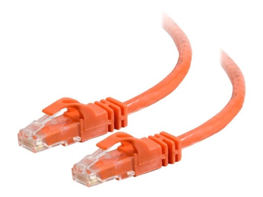 C2g Cat6 Booted Unshielded Utp Network Patch Cable Koblingskabel Rj-45 Hann Til Rj-45 Hann 1 M Utp Cat 6 Formstøpt Uten Hindringer Flertrådet Oransje