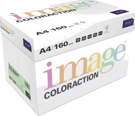 Image Coloraction Forest/Pastel Green Kopipapir Træfri Ecf 160G/M2 210Mm X 297Mm A4 Smal Bane