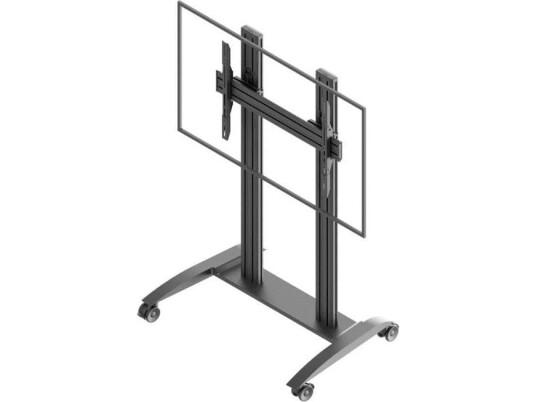 Trv200 - Videokonferansevogn For 60"-86" Skjermer, Sort Trv200 - Videokonferansevogn For 60"-86" Skjermer, Sort