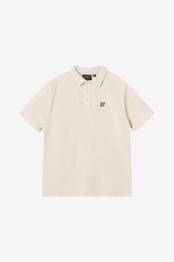 Lyle & Scott T skjorte Towelling Polo Shirt Beige