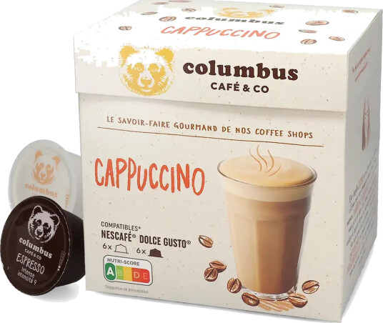 Columbus | Cappuccino 12 kapsler til Dolce Gusto
