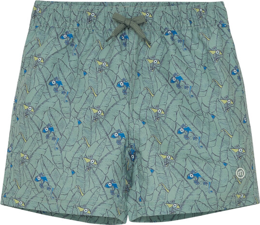 Minymo Swim Shorts Aop Green 86