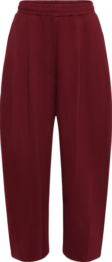 Weekday Loose Pleated Sweatpants Burgundy XL