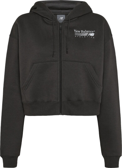 New Balance Trackside Fleece Full Zip Black M New Balance Trackside Fleece Full Zip Black M