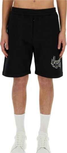Alexander McQueen Herre Shorts Svart M,