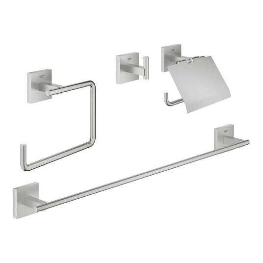 Grohe Start Tilbehørssett For skruer/liming Supersteel Grohe Start Tilbehørssett For skruer/liming Supersteel