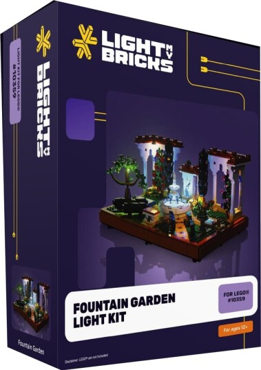 Light My Bricks Fountain Garden lyssett