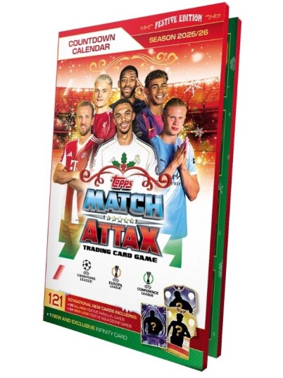 Topps Match Attax Champions League Julekalender med fotballkort Topps Match Attax Champions League Julekalender med fotballkort