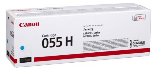 Original toner Canon 055H Cyan Original toner Canon 055H Cyan