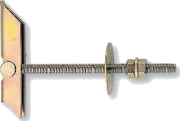 Fischer 80187 Plateanker med skrue KD5 M5 x 100 mm 25-pakning Innfesting