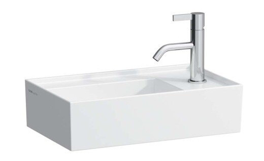 Kartell Laufen servant, 46x28 cm, høyre, hvit Kartell Laufen servant, 46x28 cm, høyre, hvit