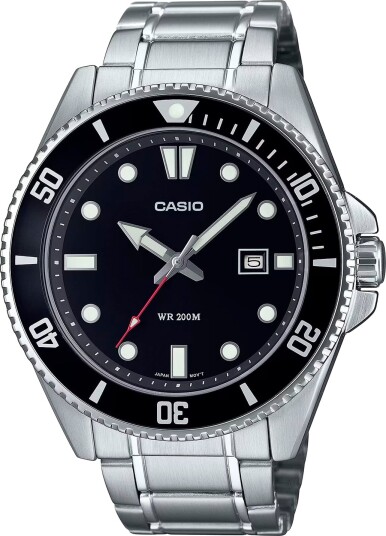 Casio Timeless MDV-107D-1A1VEF - Herre - 46 mm - Analog - Kvarts urverk - Mineralglas