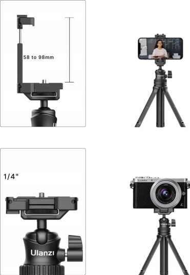 Ulanzi MT-34 teleskopisk monopod og stativ