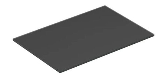 Dansani Calidris Form Topplate B40-232xh1xd40cm Mork grå Matt / 60cm