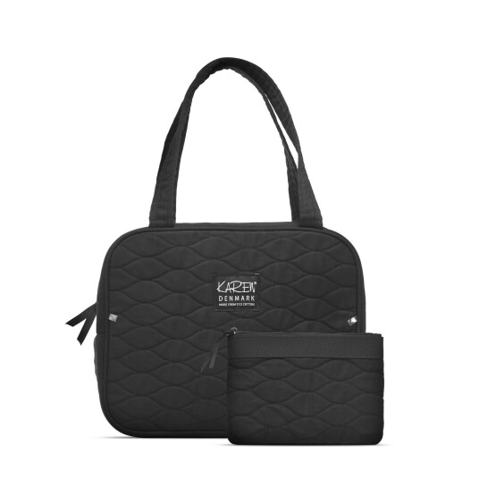Karen Quilt Black Toilet Bag Set 2 stk Toalettveske Karen Quilt Black Toilet Bag Set 2 stk Toalettveske