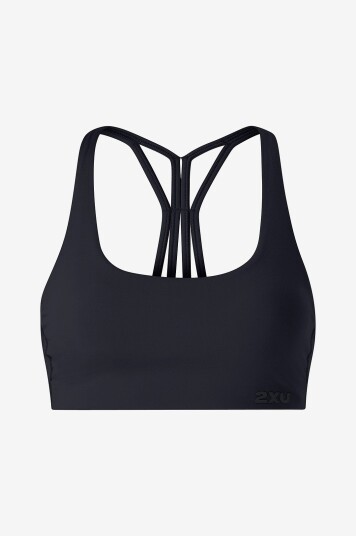 2XU - Sports-BH Form Strappy Bra - Svart