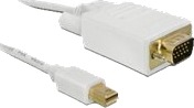 Delock Displayport Kabel Mini Displayport Hann Til Hd 15 Vga Hann 2 M