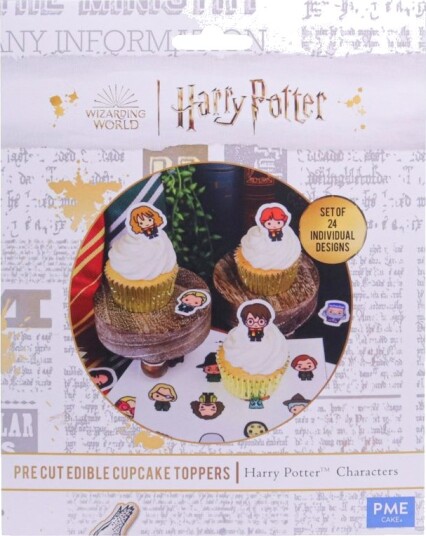 Harry Potter Spiselige Cupcakedekorasjoner Karakterer Pk/24 Harry Potter Spiselige Cupcakedekorasjoner Karakterer Pk/24