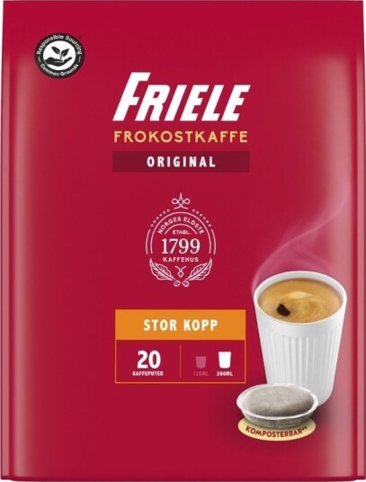 Senseo Friele (stor kopp) til Senseo. 20 puter Senseo Friele (stor kopp) til Senseo. 20 puter