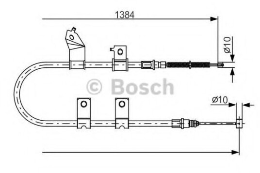 Bremsewire BOSCH 1 987 482 082 Bremsewire BOSCH 1 987 482 082