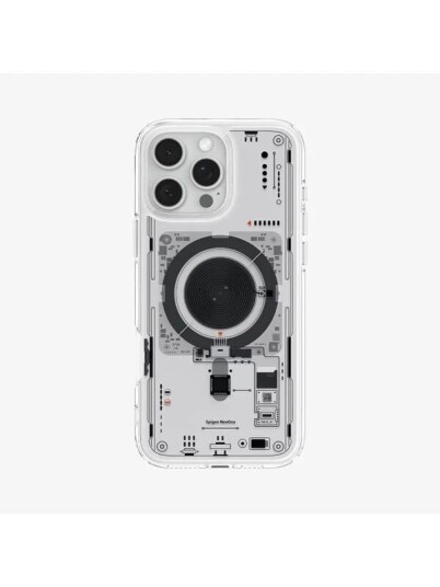 Spigen MagSafe Ultra Hybrid Mobildeksel til iPhone 16 Pro Max - Gjennomsiktig Spigen MagSafe Ultra Hybrid Mobildeksel til iPhone 16 Pro Max - Gjennomsiktig