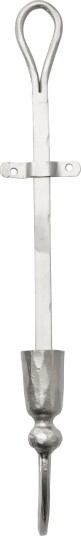 Lene Bjerre Inelia lysestake Sølvfarget 13x39 cm