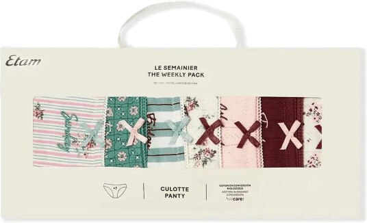 Etam Daily   7 Briefs   Multi/patterned   S