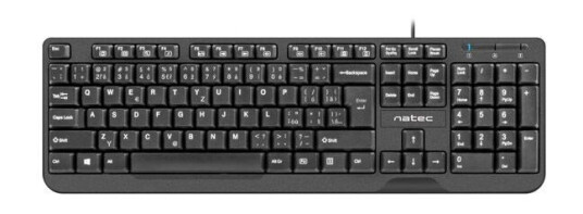 Natec Trout Wired Keyboard Black Us (Nkl-1151)