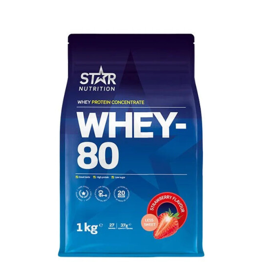 Whey-80 Myseprotein 1 kg